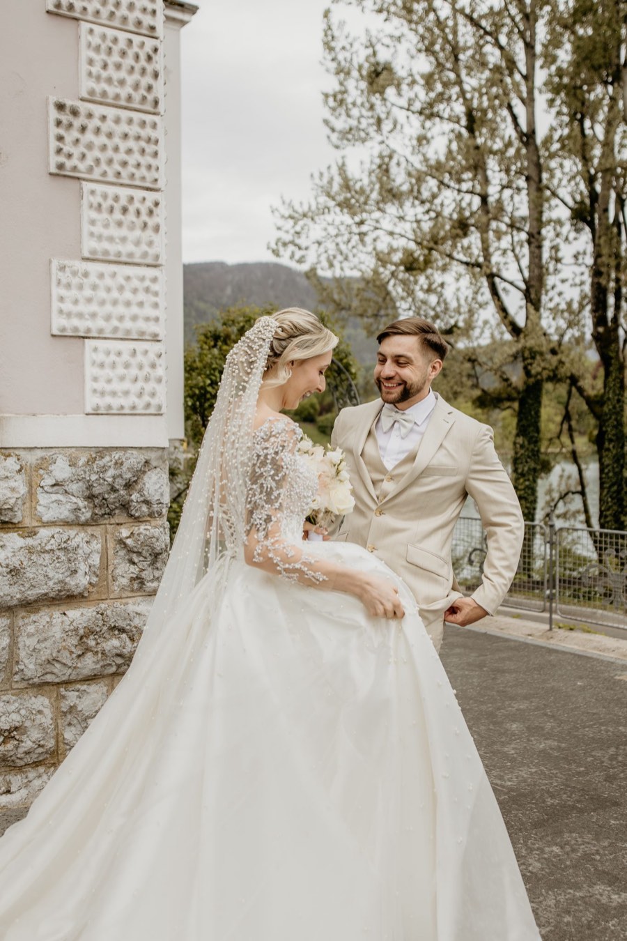 A & G · Lake Bled Castle wedding