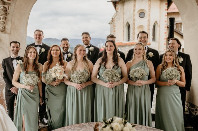 A & G Lake Bled Castle wedding