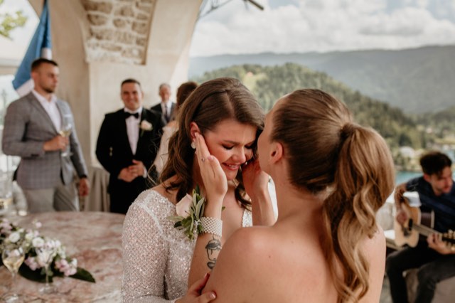 B & A Lake Bled wedding