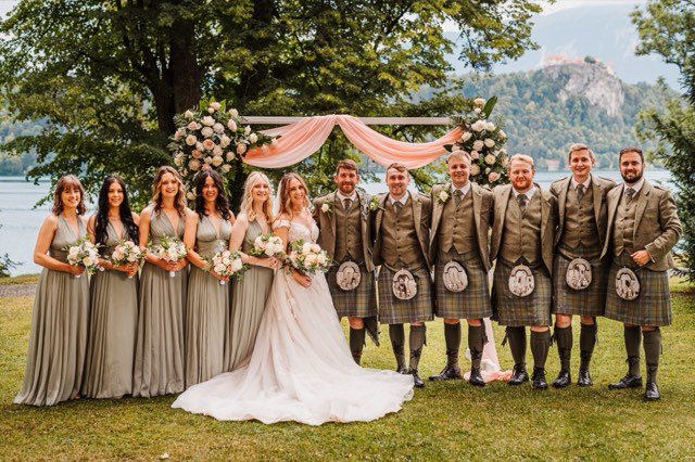 B & C Vila Bled wedding