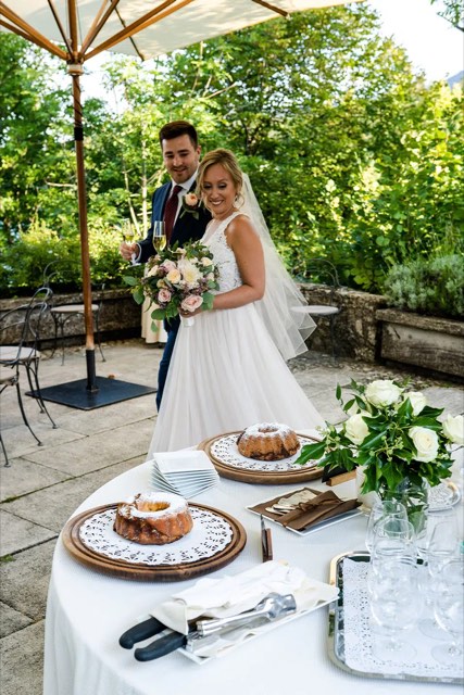 J & C Lake Bled Island Church wedding