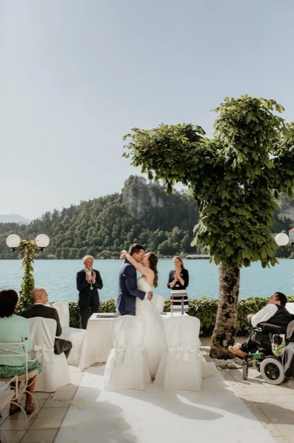 K & M Lake Bled wedding
