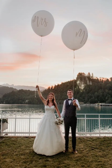 K & M Lake Bled wedding