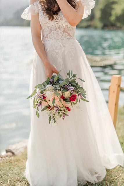 K & V Lake Bled Town Hall wedding