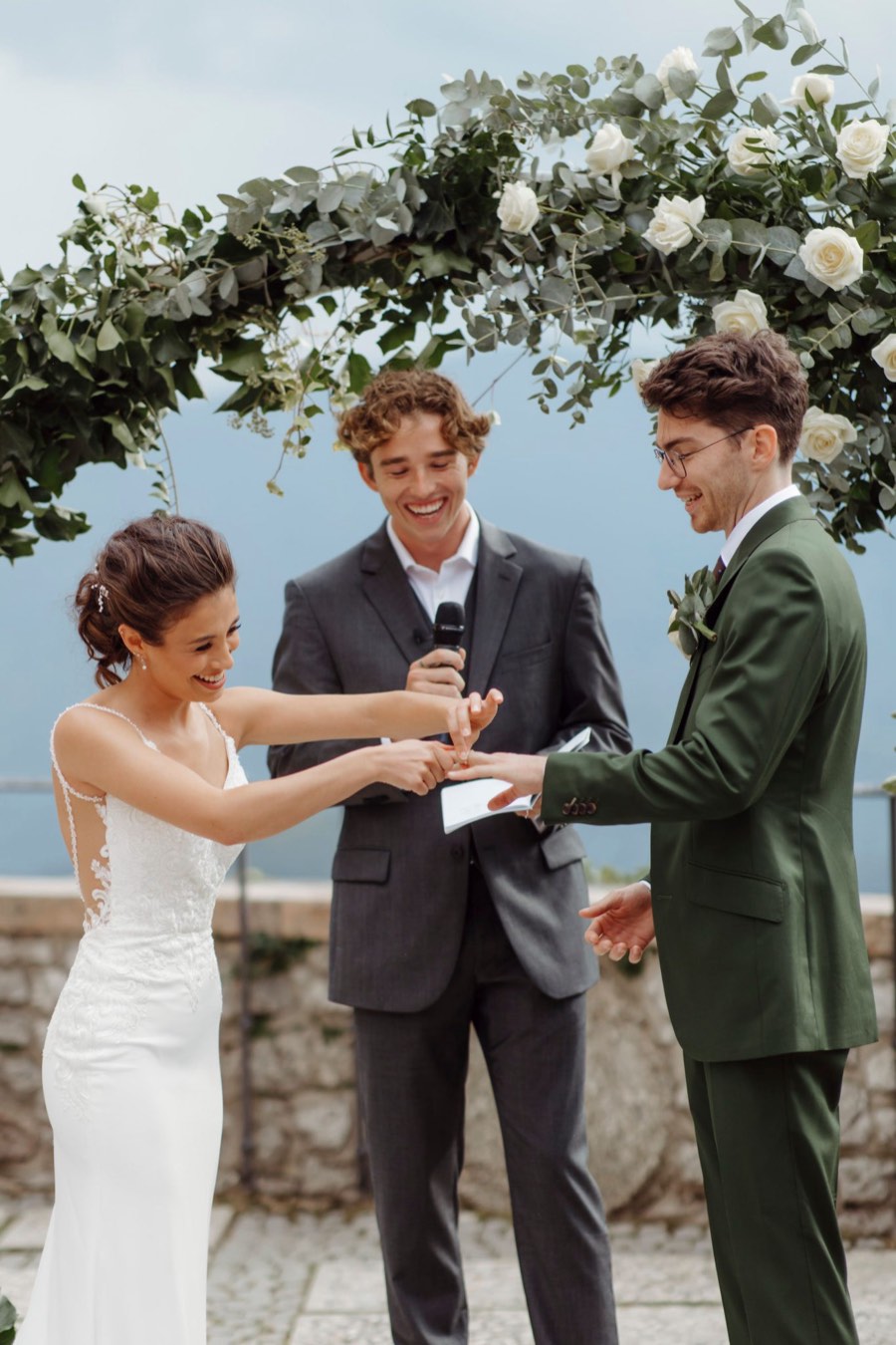 M & E · Lake Bled Castle wedding