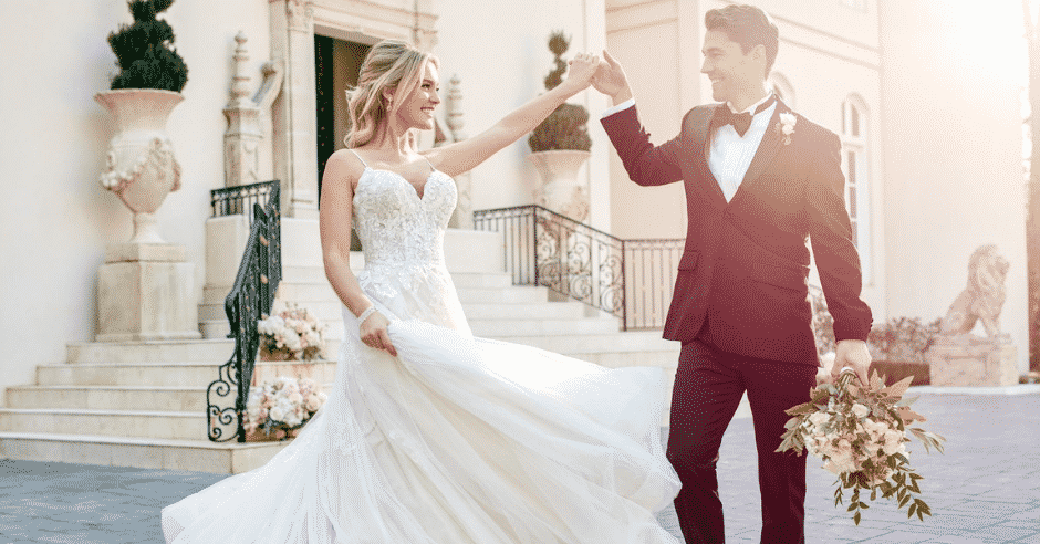 Sanjska Obleka — Lake Bled wedding