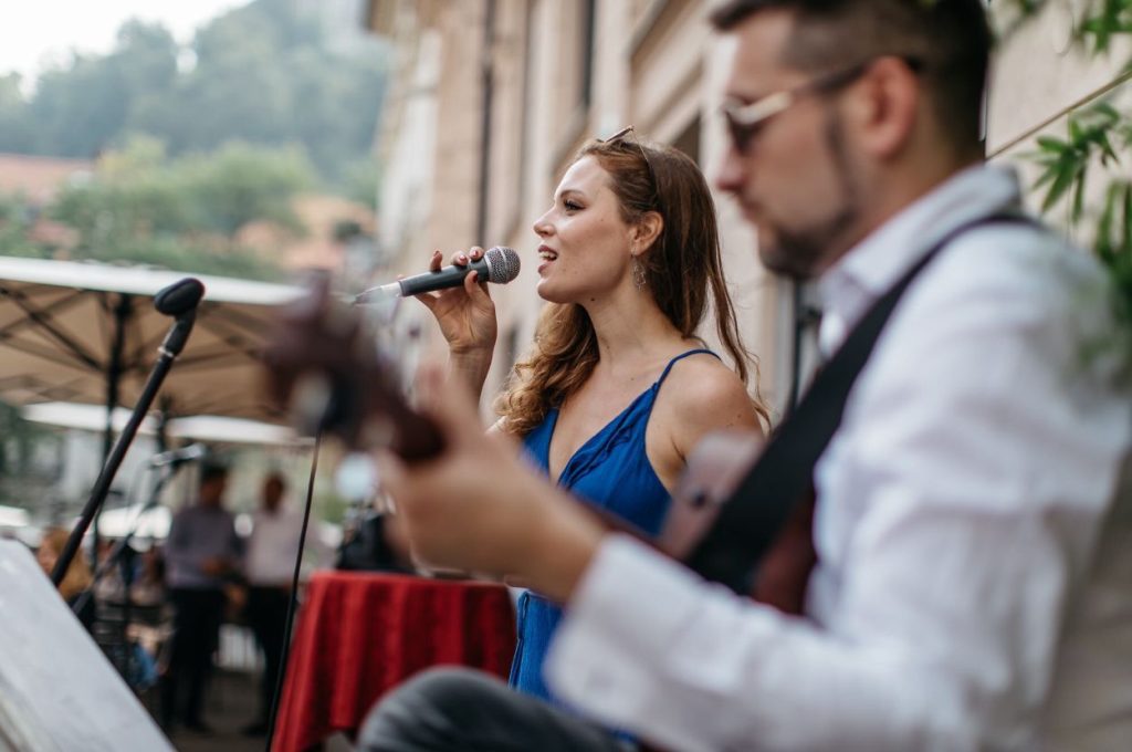 Flora Ema Lotrič — Lake Bled wedding