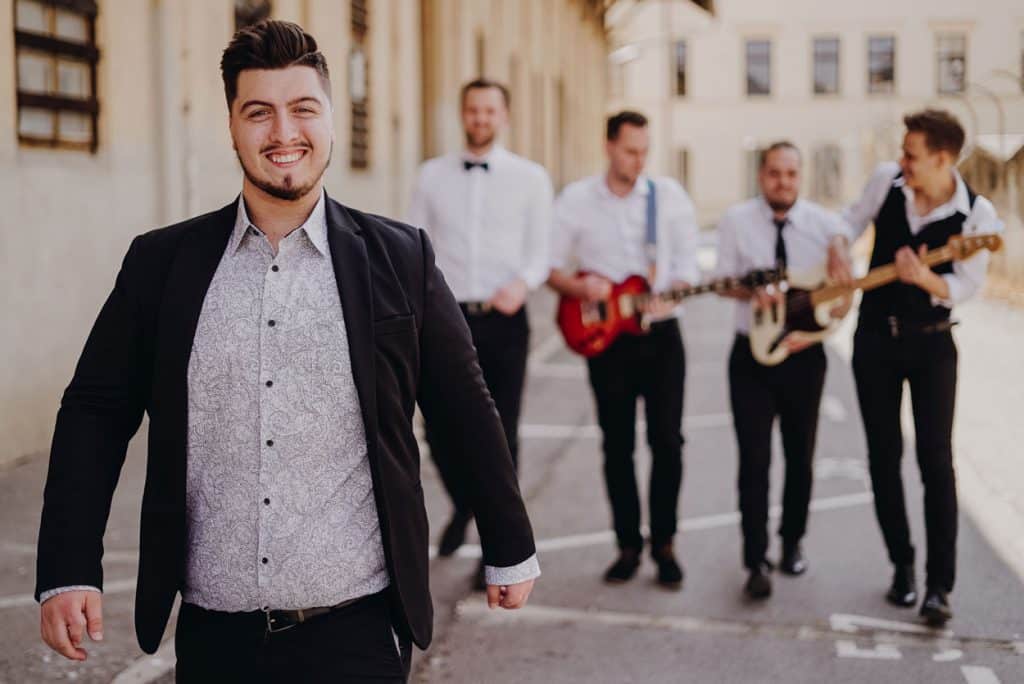 Proper band — Lake Bled wedding