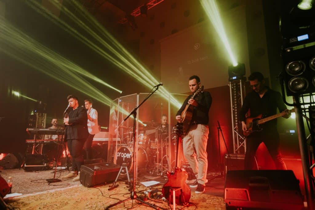 Proper band — Lake Bled wedding