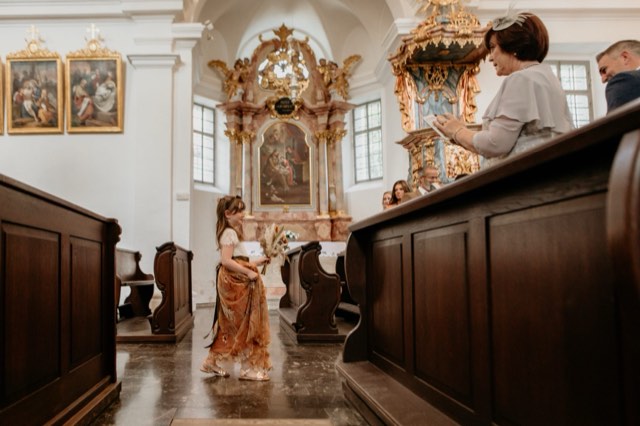 Lake Bled Island Church wedding