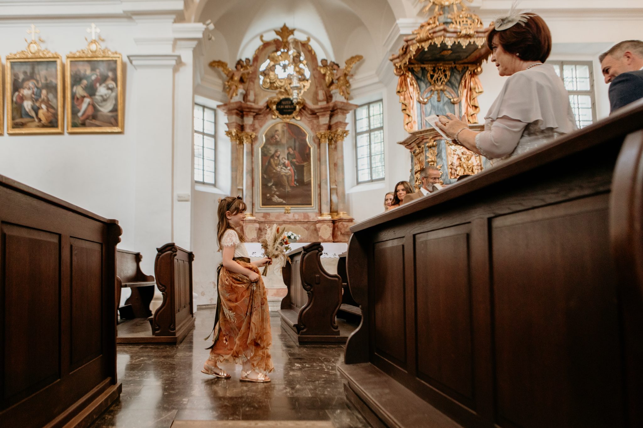 Lake Bled Island Church wedding