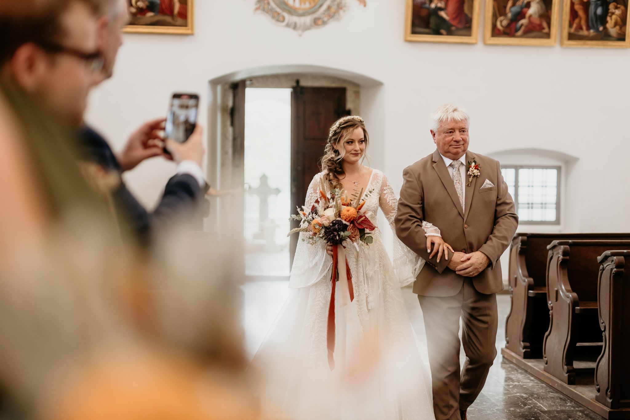 Lake Bled Island Church wedding