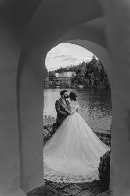 Lake Bled Island Church wedding