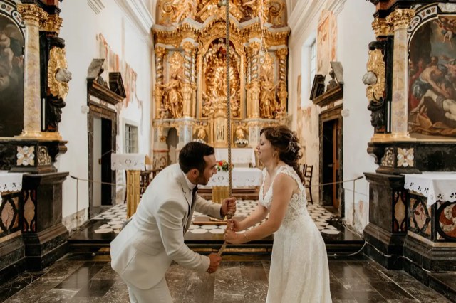 Lake Bled Island Church wedding