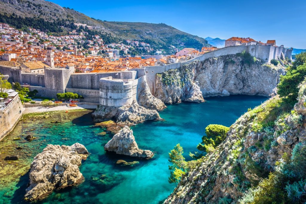 Dubrovnik old city view